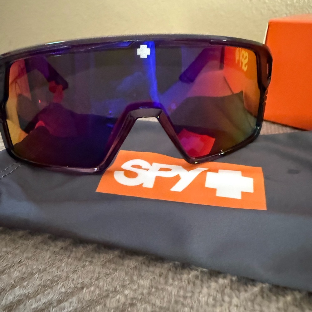 SPY Multicolor Shield Sunglasses